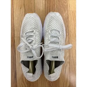 NoBull Diamond Knit AllDay White Running Gym Fitness Shoes‎ Sneakers M 11.5 W 13